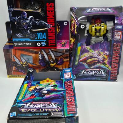 LOT 168: Variety of Transformers Toys NIB