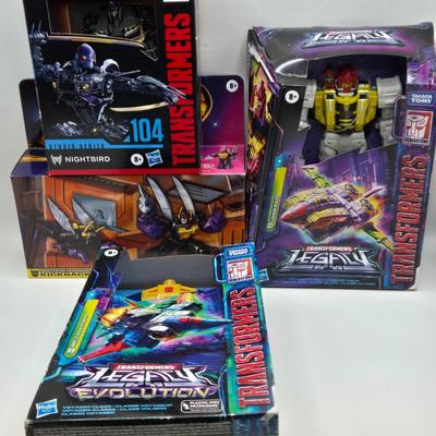 LOT 168: Variety of Transformers Toys NIB