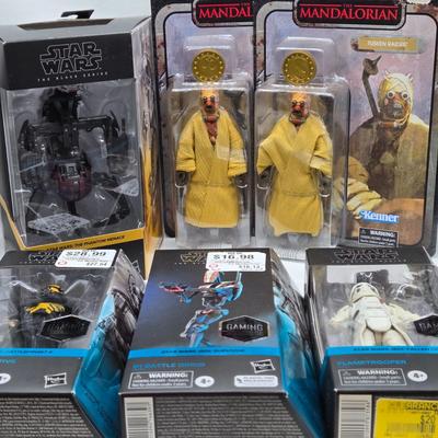 LOT 179: Variety of Star Wars Toys NIB