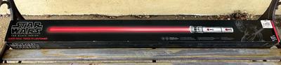 LOT 181: Star Wars The Black Series Darth Maul Force FX Lightsaber #10 by Hasbro