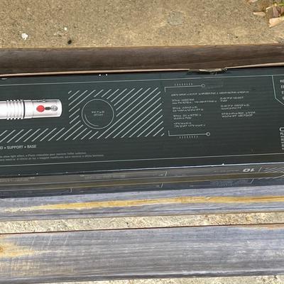LOT 181: Star Wars The Black Series Darth Maul Force FX Lightsaber #10 by Hasbro