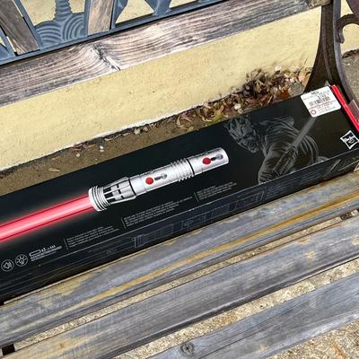 LOT 181: Star Wars The Black Series Darth Maul Force FX Lightsaber #10 by Hasbro