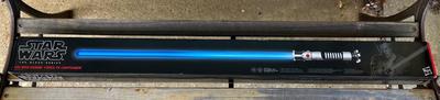 LOT 182: Star Wars The Black Series Obi-Wan Kenobi Force FX Lightsaber #09 by Hasbro