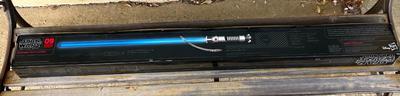 LOT 182: Star Wars The Black Series Obi-Wan Kenobi Force FX Lightsaber #09 by Hasbro