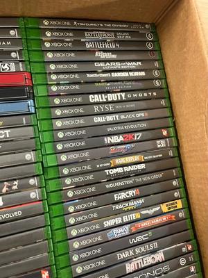 LOT 183: Dozens of EMPTY Xbox One Game Cases