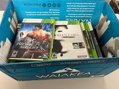 LOT 185: EMPTY Xbox 360 Game Cases