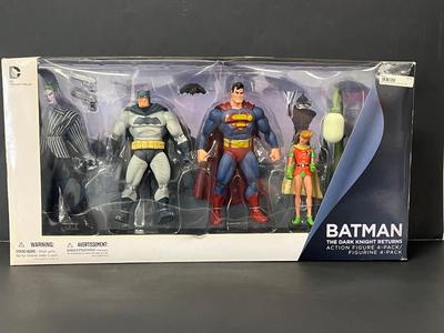LOT 186: DC Collectibles - Batman The Dark Knight Returns Action Figure 4-Pack