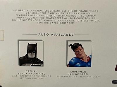 LOT 186: DC Collectibles - Batman The Dark Knight Returns Action Figure 4-Pack
