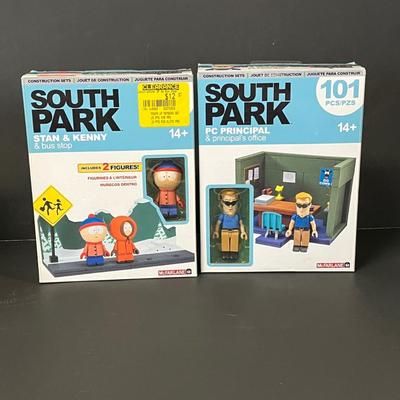 LOT 187: Collection of Various Figures, Toys, Collectibles, Bruce Lee, South Park, Bob Ross, Twin Peaks