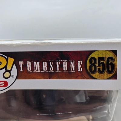 LOT 192: Variety of Funko Pops NIB Including Doc Holliday, Cocaine Bear, and The Crow