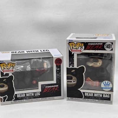 LOT 192: Variety of Funko Pops NIB Including Doc Holliday, Cocaine Bear, and The Crow