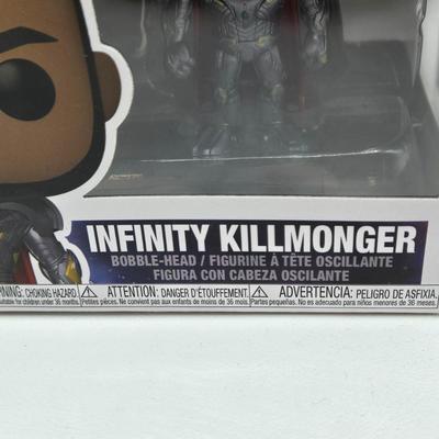 LOT 193: NIB Variety of Funko Pops Including Wizard Deadpool, Halo the Weapon, and Super Heroes Batgirl