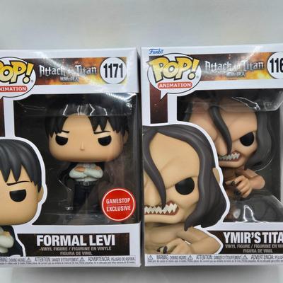 LOT 193: NIB Variety of Funko Pops Including Wizard Deadpool, Halo the Weapon, and Super Heroes Batgirl