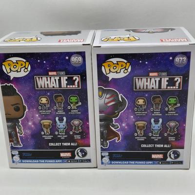LOT 193: NIB Variety of Funko Pops Including Wizard Deadpool, Halo the Weapon, and Super Heroes Batgirl