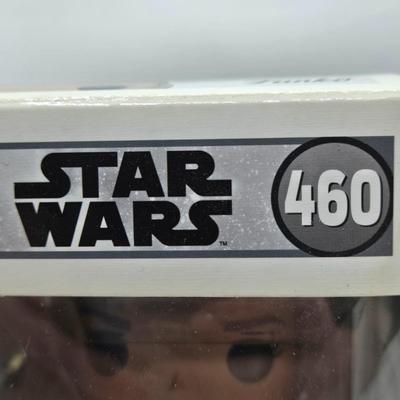 LOT 194: NIB Star Wars Funko Pops Including The Bad Batch Set and 2 Iden Versio, R2-D2 Measuring Cup Set, and Millennium Falcon...