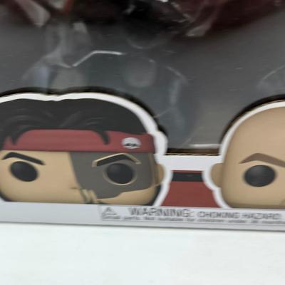 LOT 194: NIB Star Wars Funko Pops Including The Bad Batch Set and 2 Iden Versio, R2-D2 Measuring Cup Set, and Millennium Falcon...