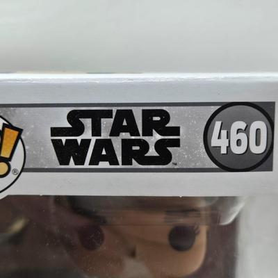 LOT 194: NIB Star Wars Funko Pops Including The Bad Batch Set and 2 Iden Versio, R2-D2 Measuring Cup Set, and Millennium Falcon...