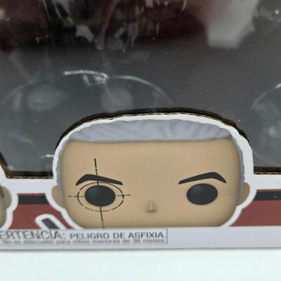 LOT 194: NIB Star Wars Funko Pops Including The Bad Batch Set and 2 Iden Versio, R2-D2 Measuring Cup Set, and Millennium Falcon...