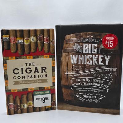 LOT 195: Relax with a Drink and a Smoke.... 2 Sets of Glasses, Cigar Box, and More