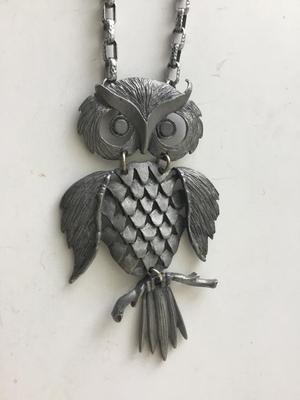 Unique beautiful owl necklace