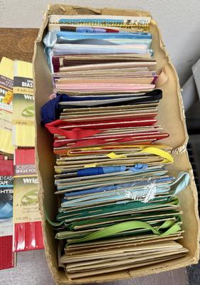 Vintage Sewing Notions - Bias Tape and Seam Bindings Lot