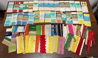 Vintage Sewing Notions Bindings Rick Rack Lot