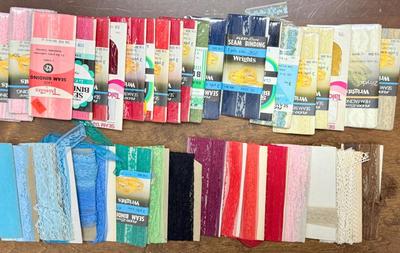 Vintage Sewing Notions Lot - Lace Seam Bindings