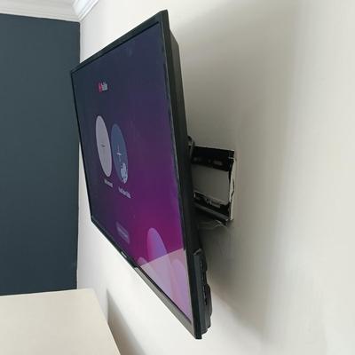 LOT 2: Element 36" LED TV with Remote (will need tools to remove)