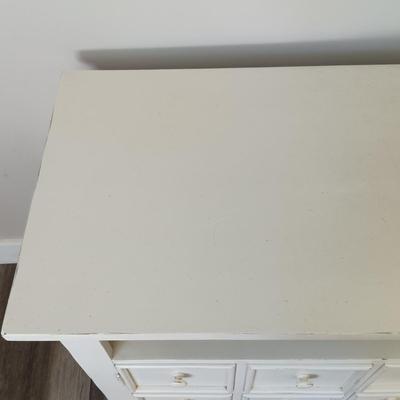 LOT 3: Wood Media Cabinet / TV Stand with Drawers and Shelves by Hooker Furniture