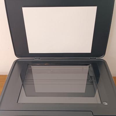 LOT 10: Office Essentials Featuring a HP ENVY Photo 6200 Printer, Desk Lamp, Wooden Paper Trays, and More