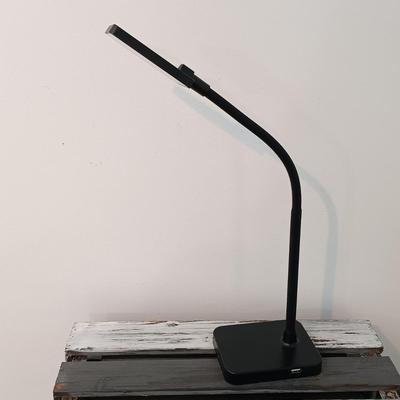 LOT 10: Office Essentials Featuring a HP ENVY Photo 6200 Printer, Desk Lamp, Wooden Paper Trays, and More