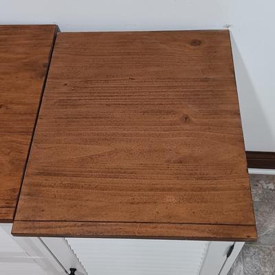 LOT 12: Pottery Barn Shudder Style Corner Desk and Filing Cabinet