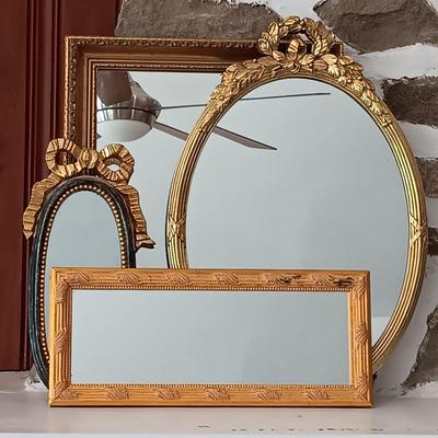 LOT 16: Collection of Four (4) Decorative Wall Mirrors