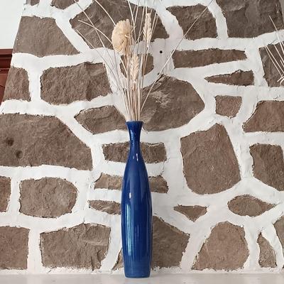 LOT 17: Set of Two (2) Beautiful Blue Ceramic Vases