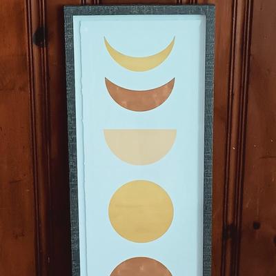 LOT 19: Minimalist Wall Art - Phases of the Moon