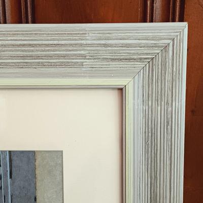 LOT 20: Wood Framed Wall Art - Morning Coffee by Zhen-Haun Lu