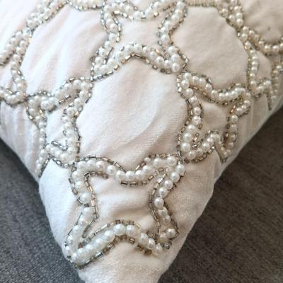 LOT 32: Large Assortment of Various Sized Throw Pillows and Down Alternative Filled Pillows with Stylish Pillow Cases