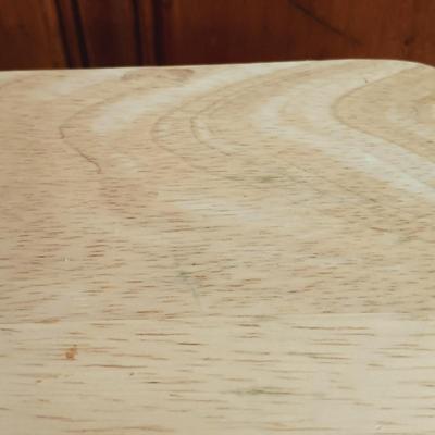 LOT 36: Set of Four (4) Wooden Tray Tables with Stand