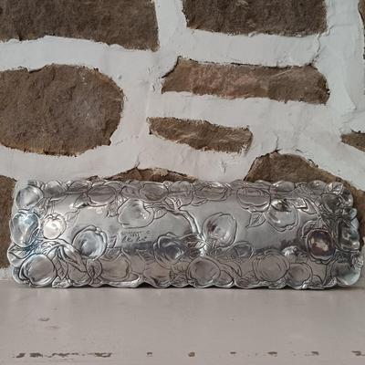 LOT 41: Collection of Two (2) Arthur Court Aluminum Oblong and Oval Apple Trays with Original Boxes
