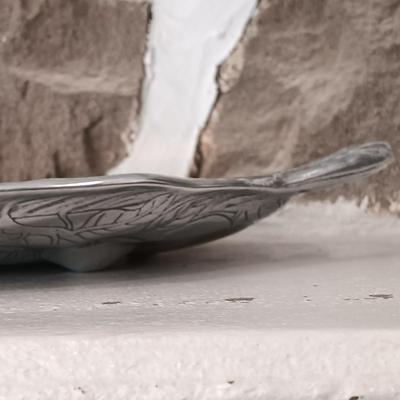 LOT 41: Collection of Two (2) Arthur Court Aluminum Oblong and Oval Apple Trays with Original Boxes