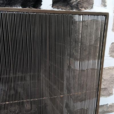 LOT 42: Crate & Barrel Metal Free-Standing Fireplace Screen
