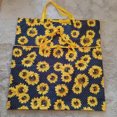 LOT 46: For the Girls - Sunflower Art Portfolio Bags/Cases, Penmore Brooke Acrylic “GREAT” Sign, Madonna Vinyl 45 , Inspirational Plaque...