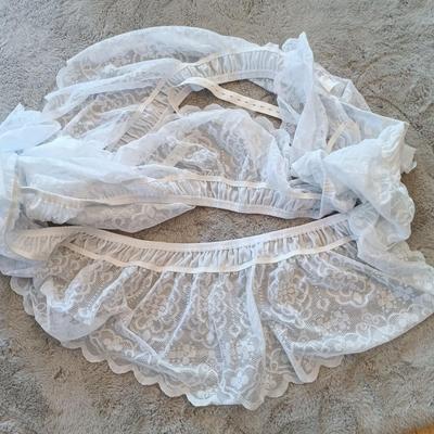 LOT 48: Anthropologie Bed Linens Including King Size Duvet Cover, 2 Euro and 2 Standard Pillow Shams and Adjustable Bed Skirt