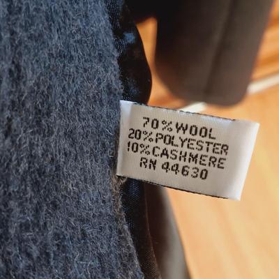 LOT 54: Kimchi Blue Anthropologie Jacket Sz Small w/ Karen Petites Sz 12 Mid-Length Wool Coat