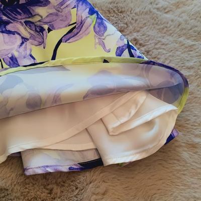 LOT 169: Delfi Collective Puff-Sleeve Floral Mini Dress Women's Size XS
