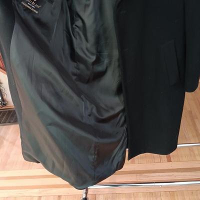 LOT 171: Bill Blass Black Label Cashmere Blend Coat with Laundry by Shelli Segal Sz 4 Wool Blend Coat