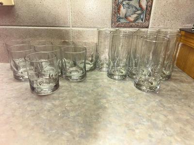 12OZ DRINKING GLASSES