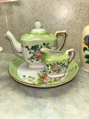 VINTAGE HAND PAINTED GLASS/CHINA MOSTLY FROM JAPAN