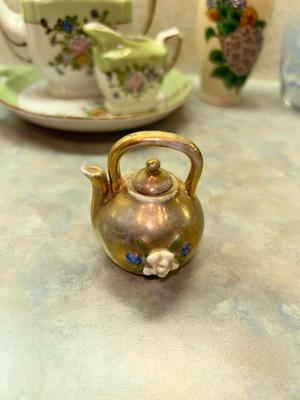 VINTAGE HAND PAINTED GLASS/CHINA MOSTLY FROM JAPAN
