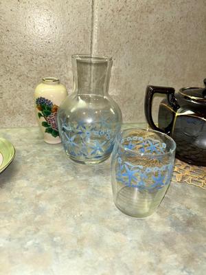 VINTAGE HAND PAINTED GLASS/CHINA MOSTLY FROM JAPAN